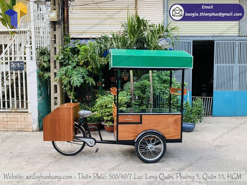 Thử sức kinh doanh xe đạp bán cà phê lưu động thông minh tiện lợi